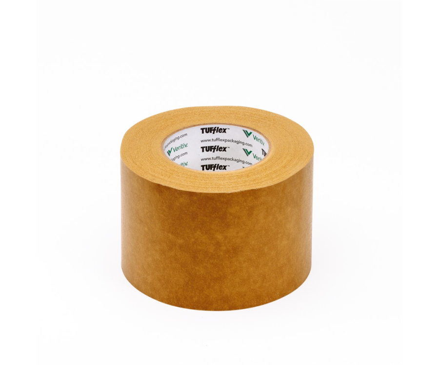 TUFflex 7.2 mil. Brown Superior Performance Flatback Tape Roll (96 mm. x 54.8 m., 12 RL/CS)